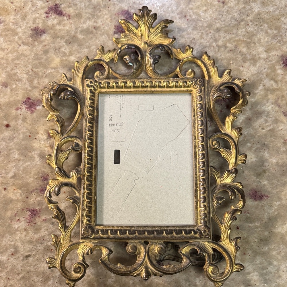 Ornate Gold Picture Frame